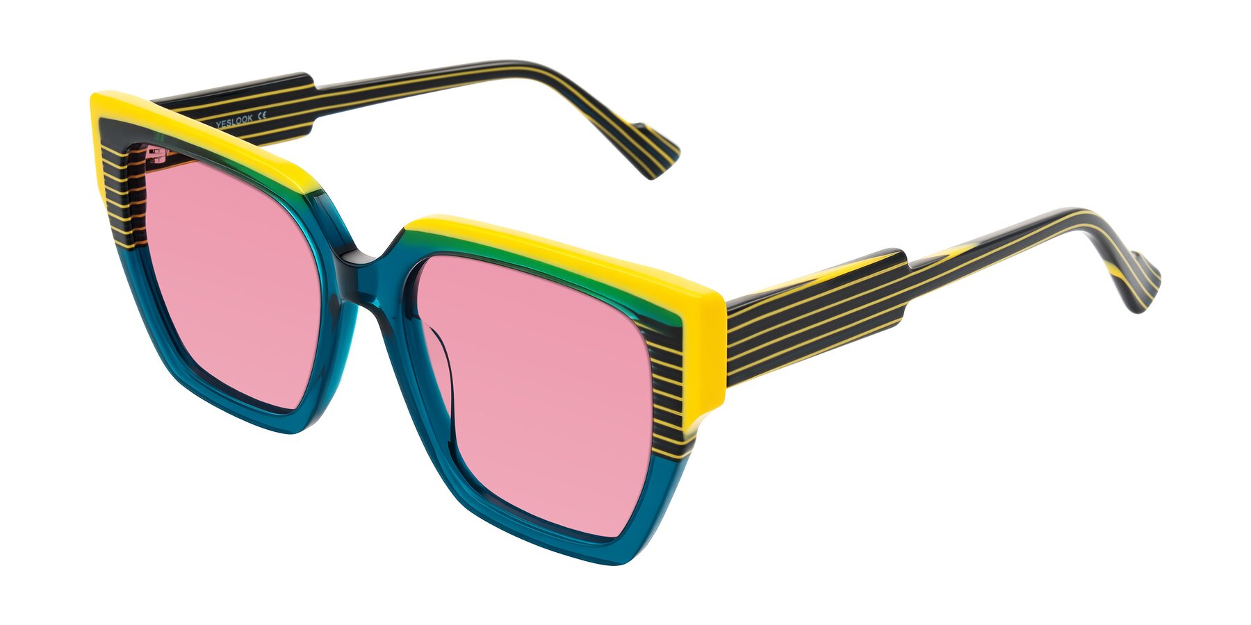 Angle of Delph in Petrol Rally with Pink Tinted Lenses