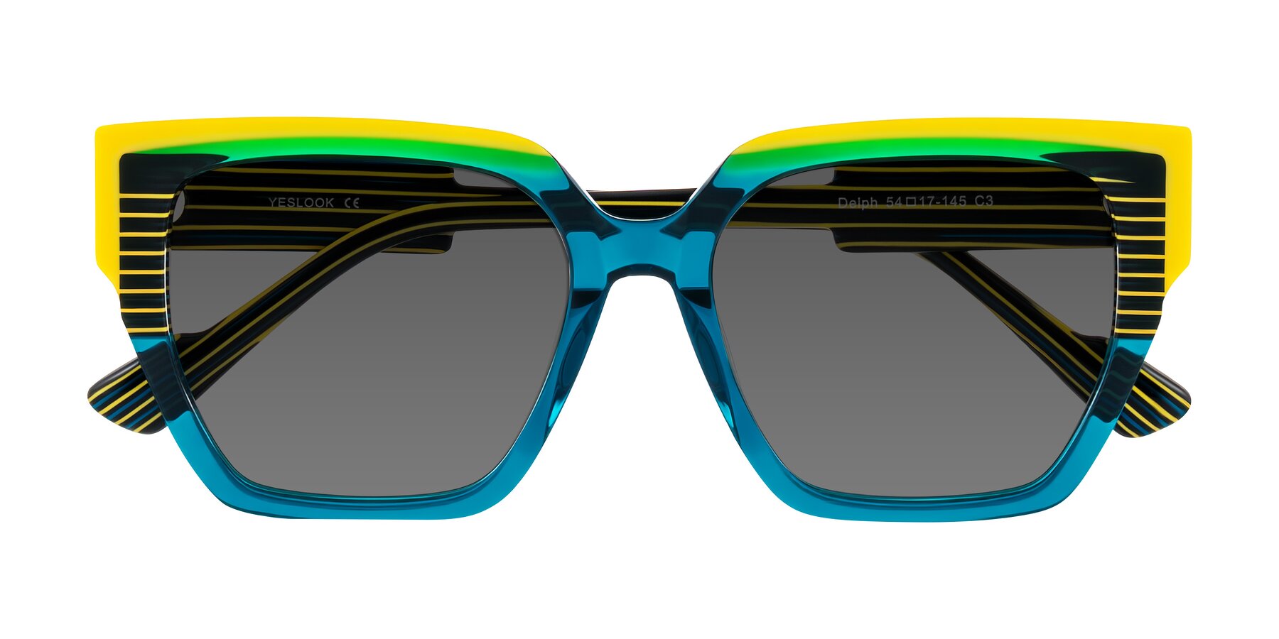 Folded Front of Delph in Petrol Rally with Medium Gray Tinted Lenses