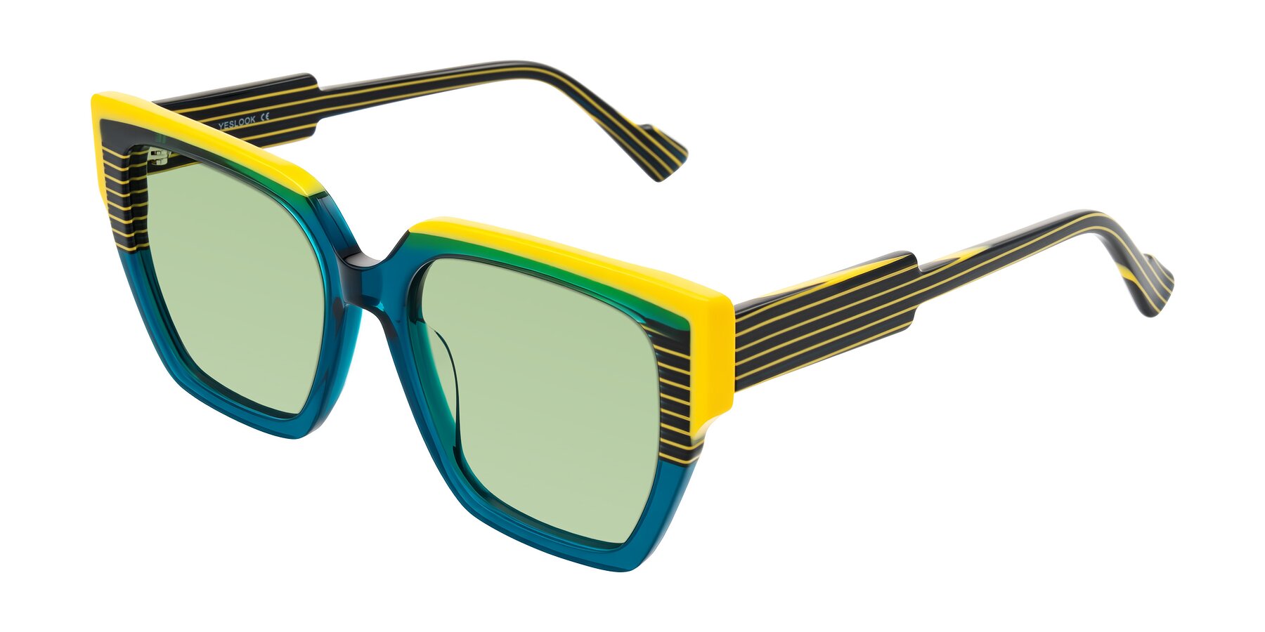 Angle of Delph in Petrol Rally with Medium Green Tinted Lenses