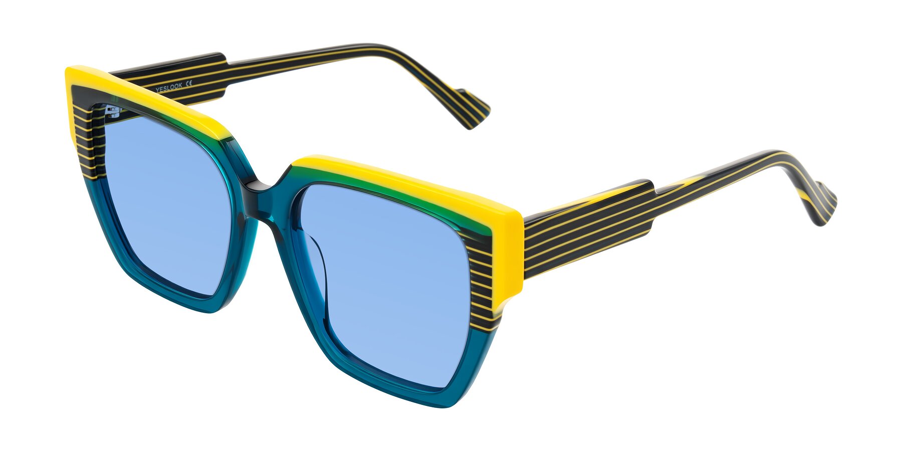 Angle of Delph in Petrol Rally with Medium Blue Tinted Lenses