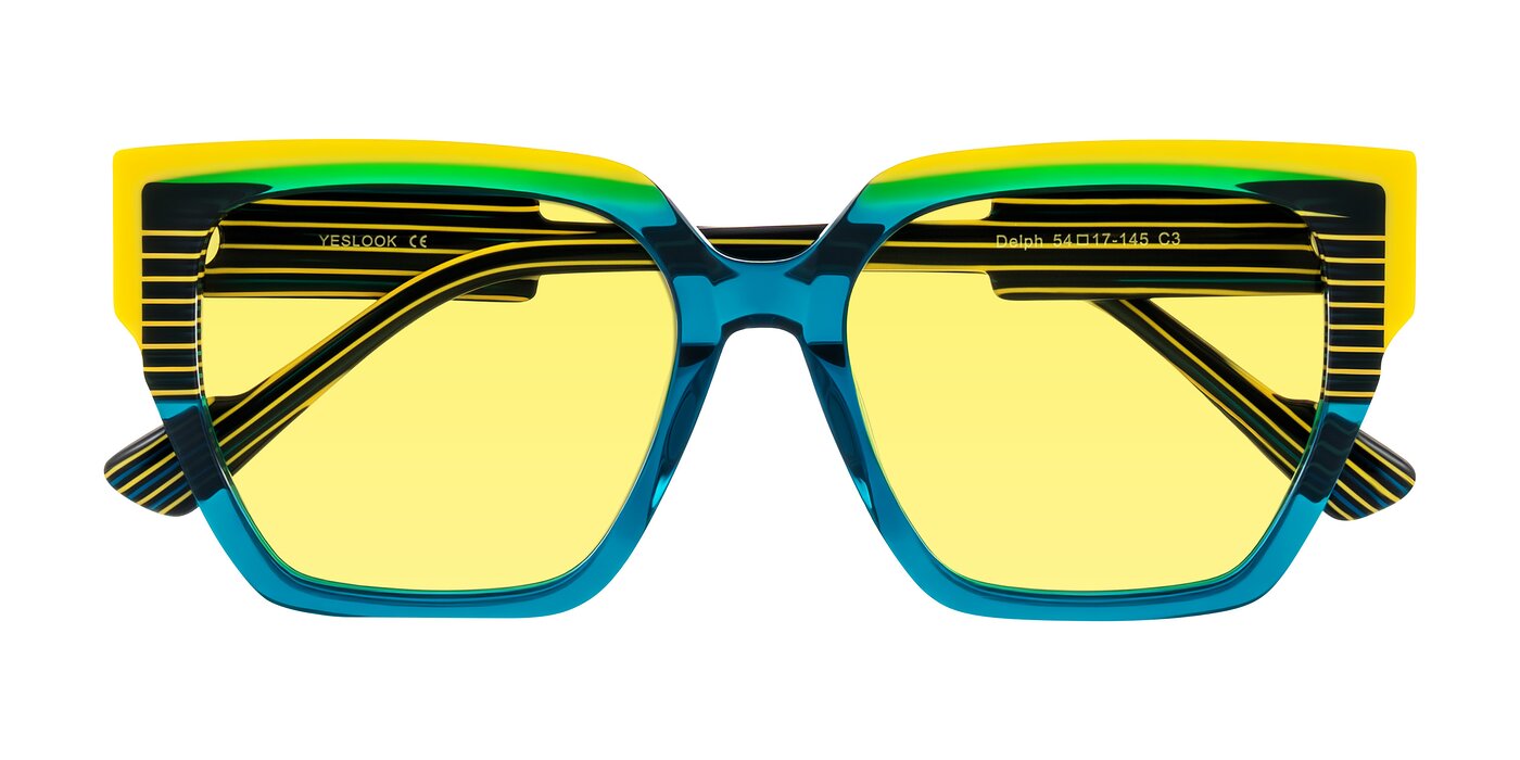 Delph - Petrol Rally Tinted Sunglasses