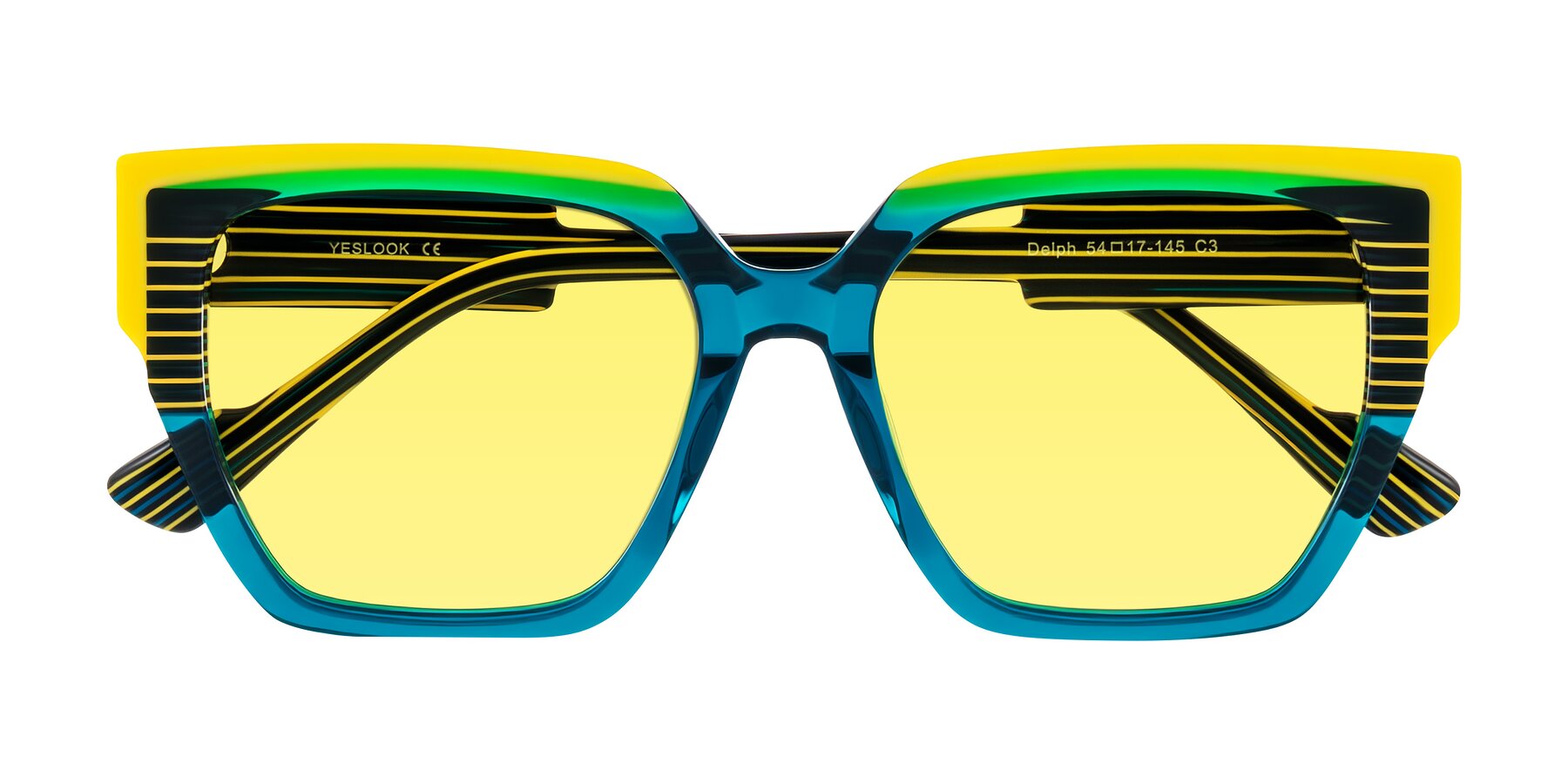 Folded Front of Delph in Petrol Rally with Medium Yellow Tinted Lenses