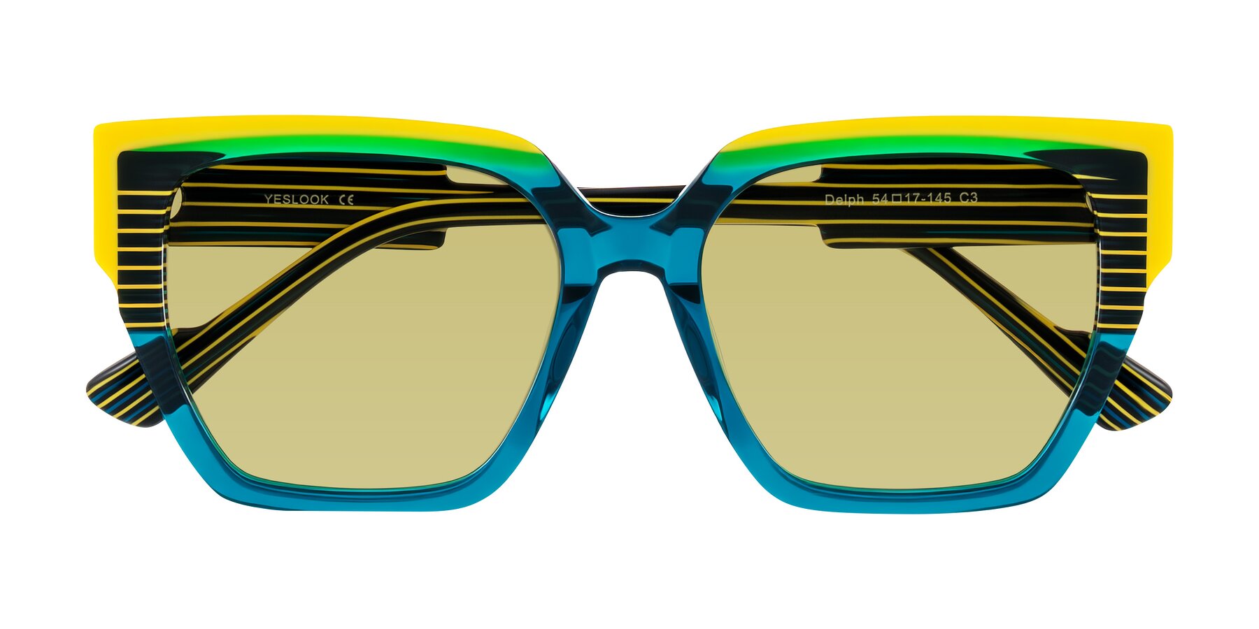 Folded Front of Delph in Petrol Rally with Medium Champagne Tinted Lenses