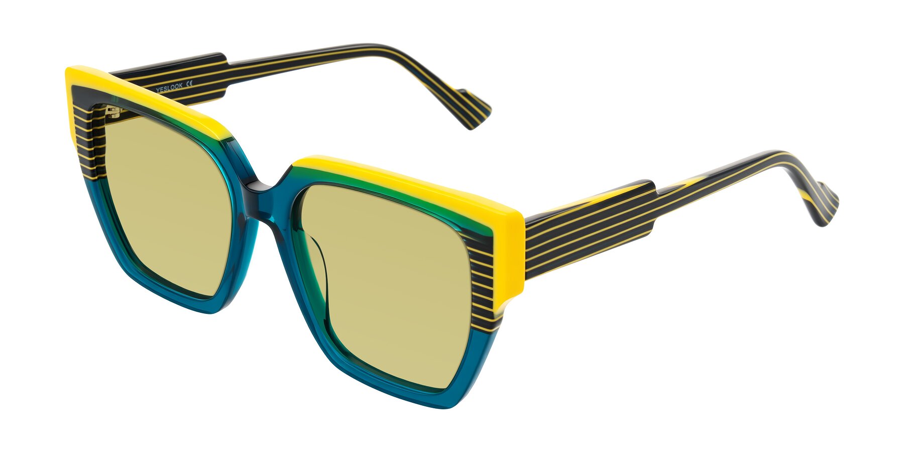 Angle of Delph in Petrol Rally with Medium Champagne Tinted Lenses