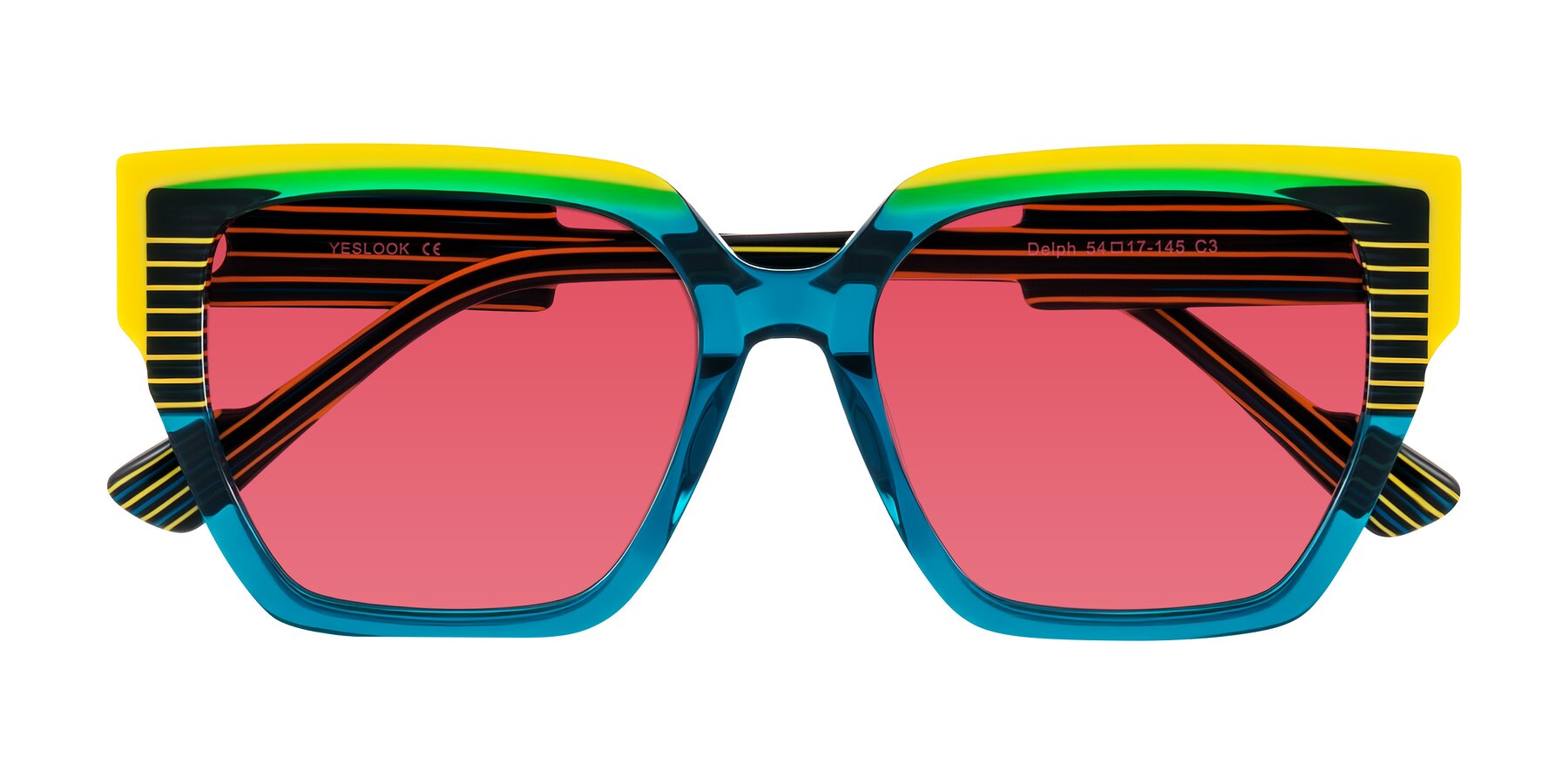 Folded Front of Delph in Petrol Rally with Red Tinted Lenses