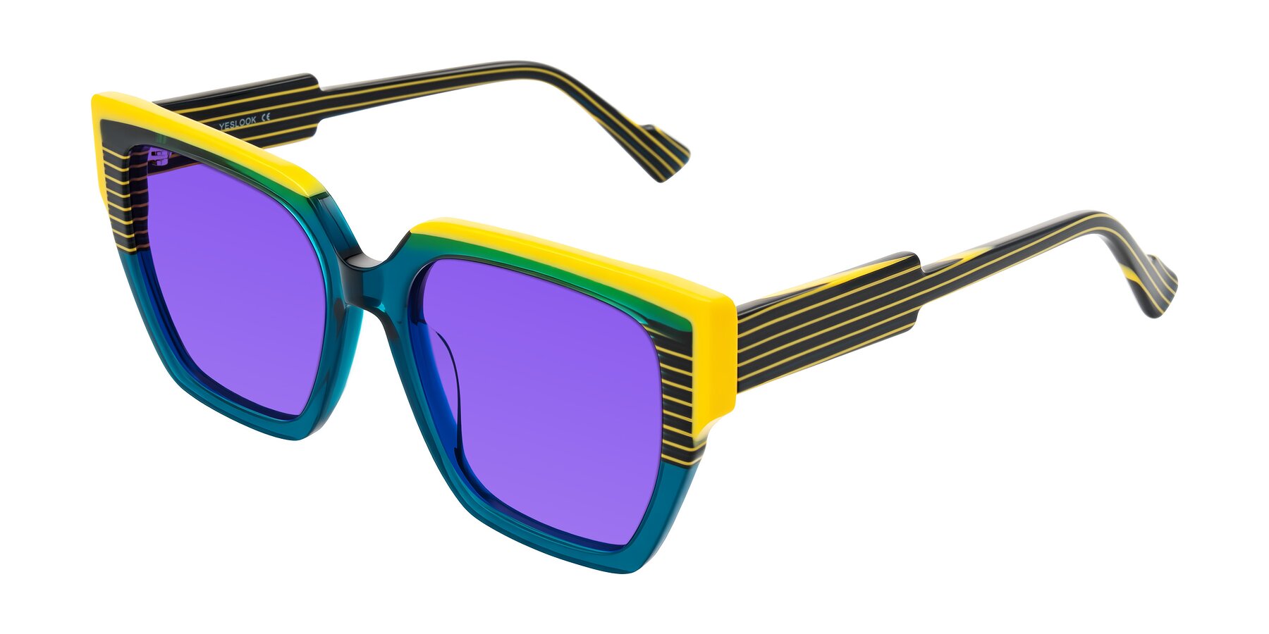Angle of Delph in Petrol Rally with Purple Tinted Lenses