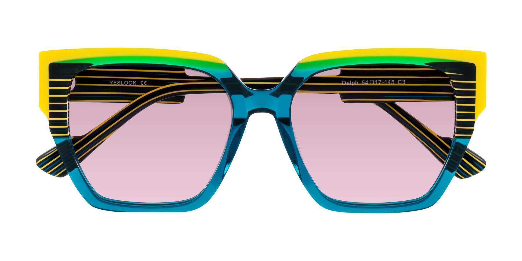 Folded Front of Delph in Petrol Rally with Light Wine Tinted Lenses