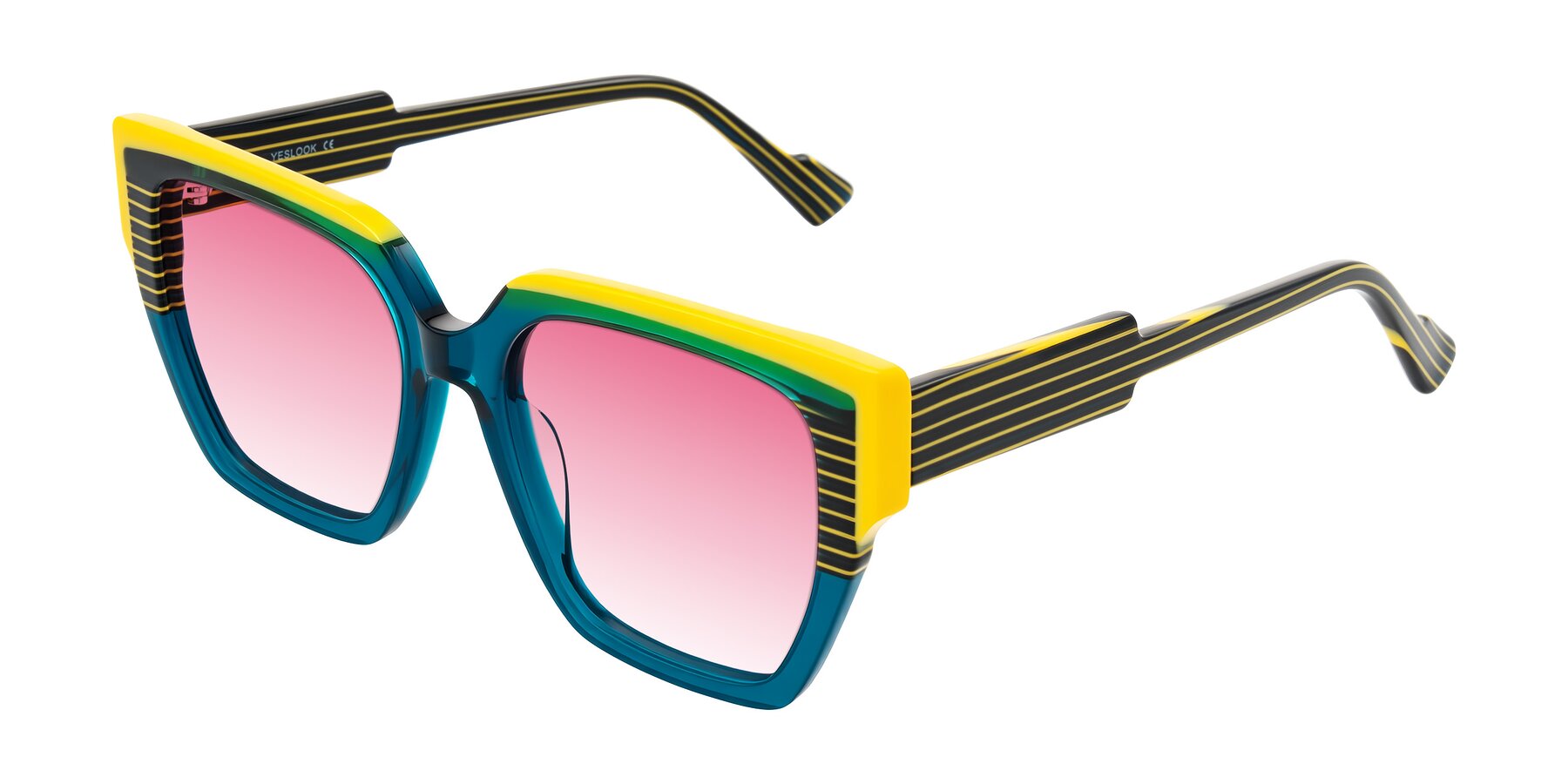 Angle of Delph in Petrol Rally with Pink Gradient Lenses