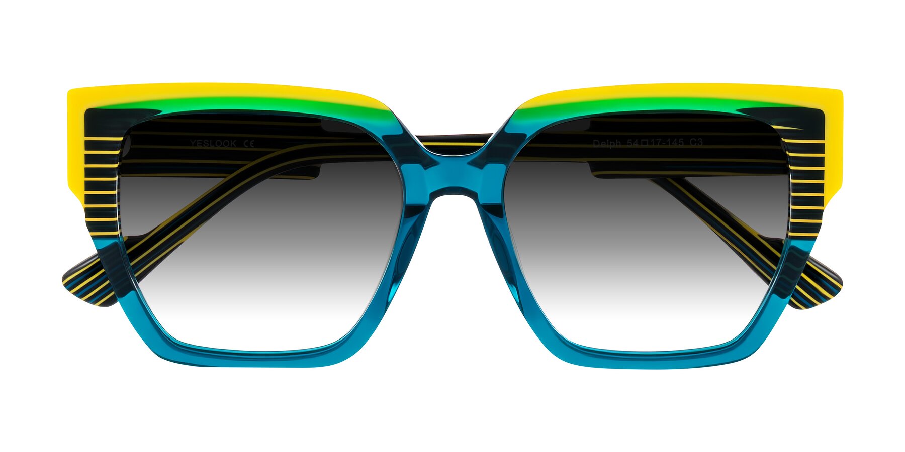 Folded Front of Delph in Petrol Rally with Gray Gradient Lenses