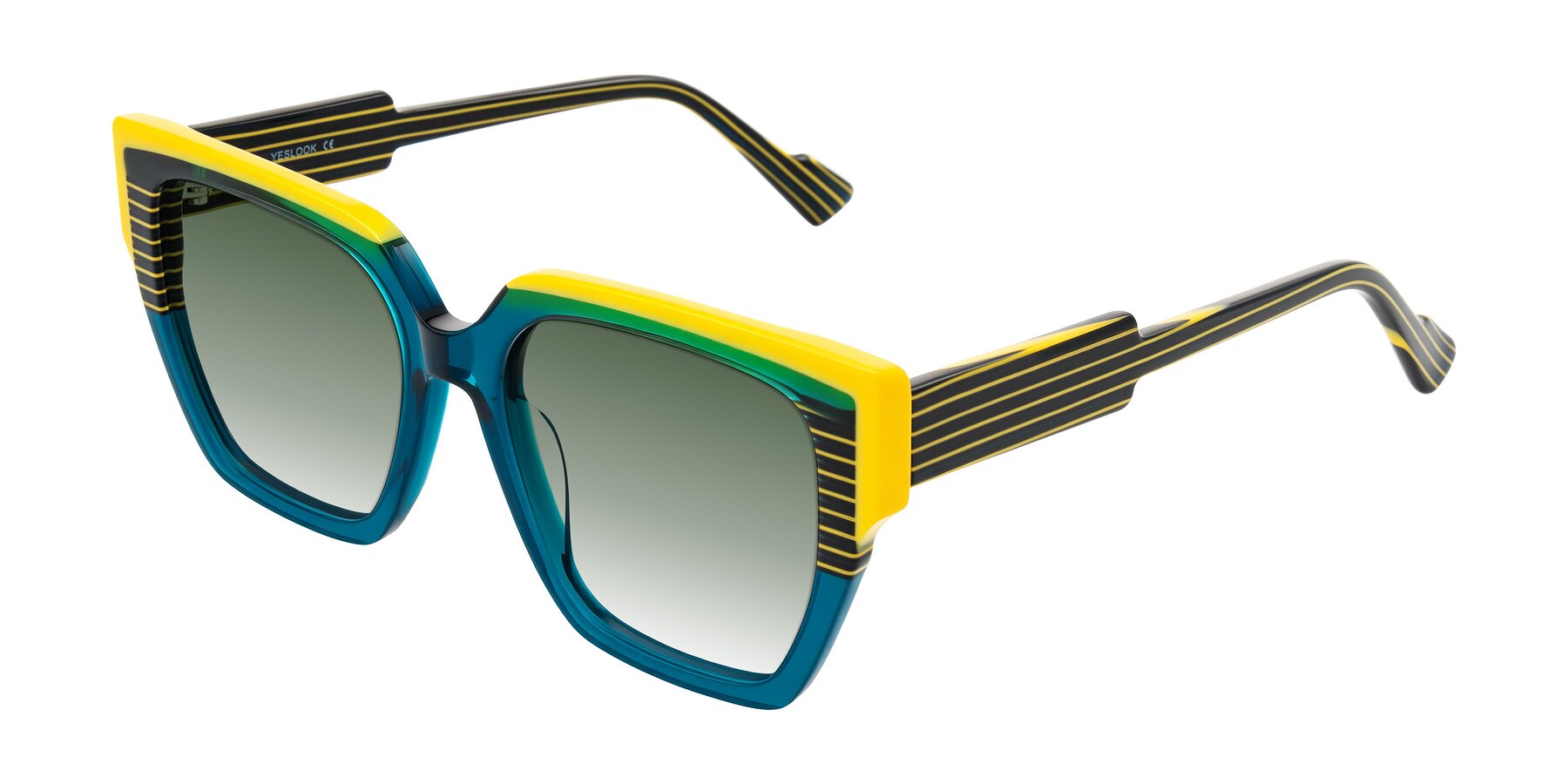 Angle of Delph in Petrol Rally with Green Gradient Lenses