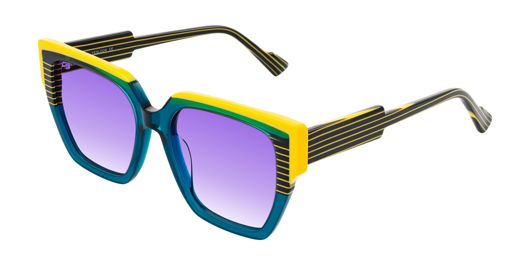 Angle of Delph in Petrol Rally with Purple Gradient Lenses