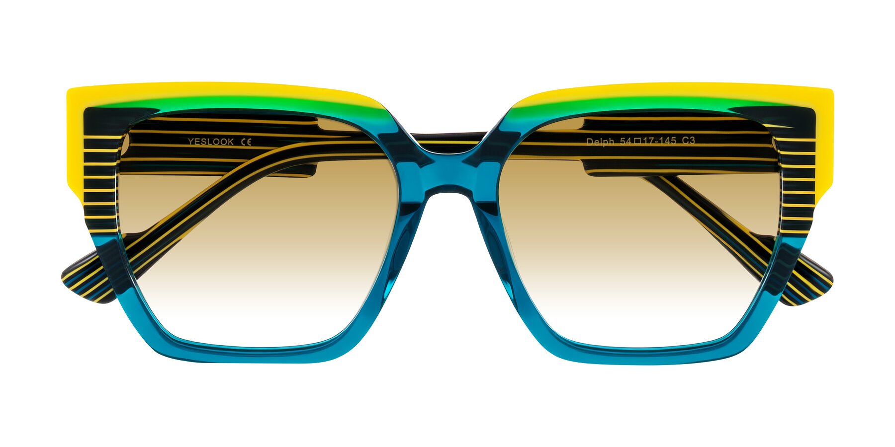 Folded Front of Delph in Petrol Rally with Champagne Gradient Lenses