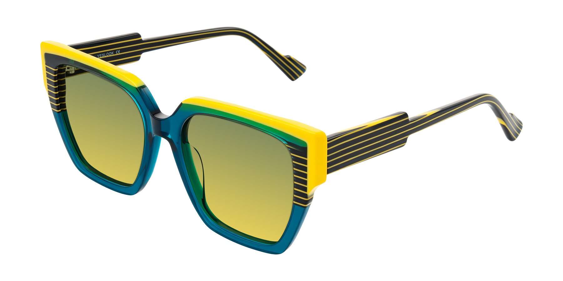 Angle of Delph in Petrol Rally with Green / Yellow Gradient Lenses