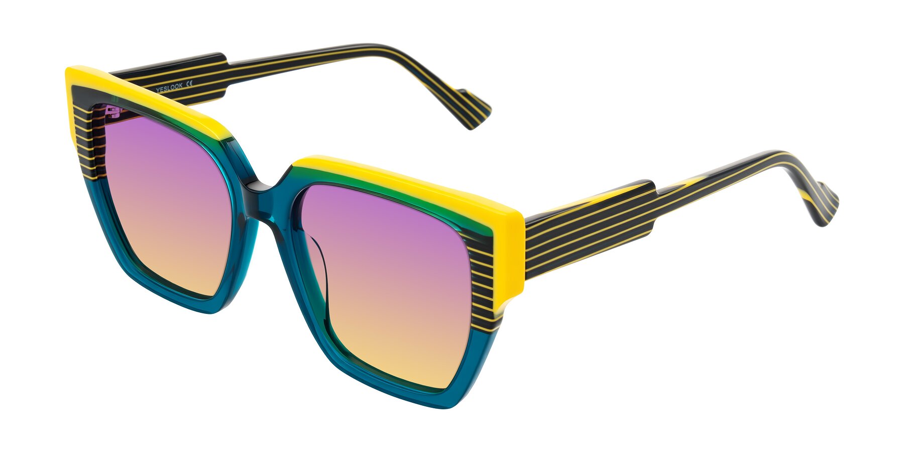 Angle of Delph in Petrol Rally with Purple / Yellow Gradient Lenses