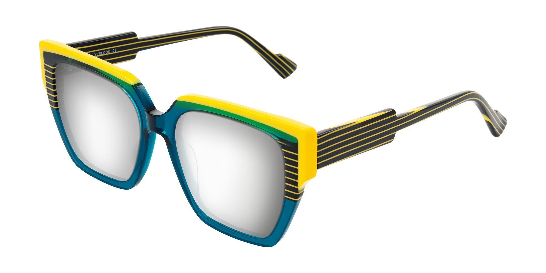 Angle of Delph in Petrol Rally with Silver Mirrored Lenses