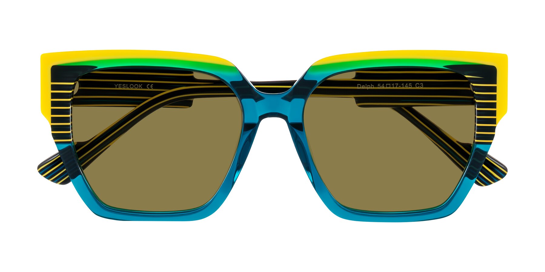 Folded Front of Delph in Petrol Rally with Brown Polarized Lenses