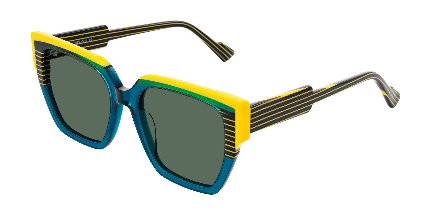 Angle of Delph in Petrol Rally with Green Polarized Lenses