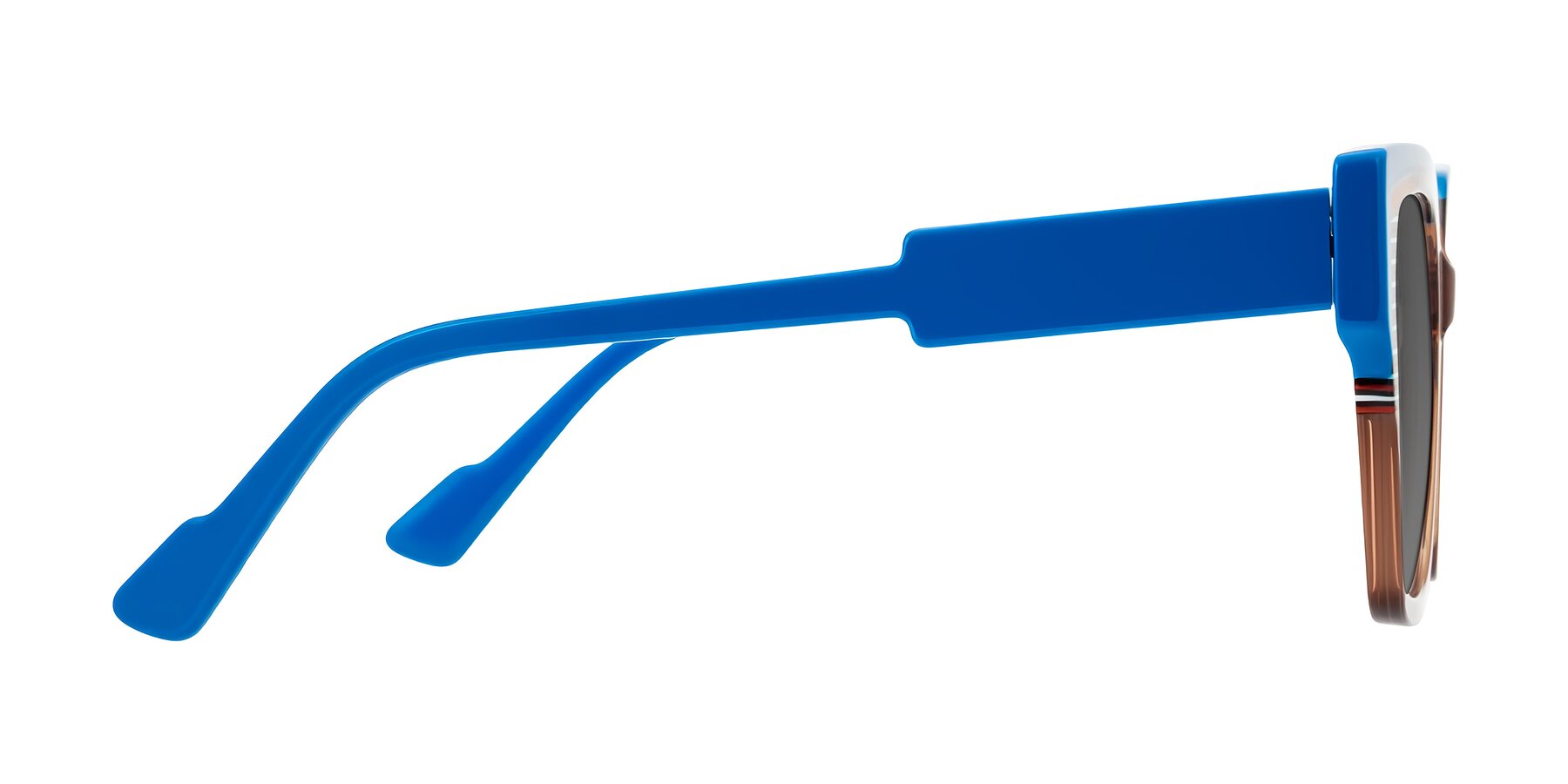 Side of Delph in Mocha Circuit with Medium Gray Tinted Lenses