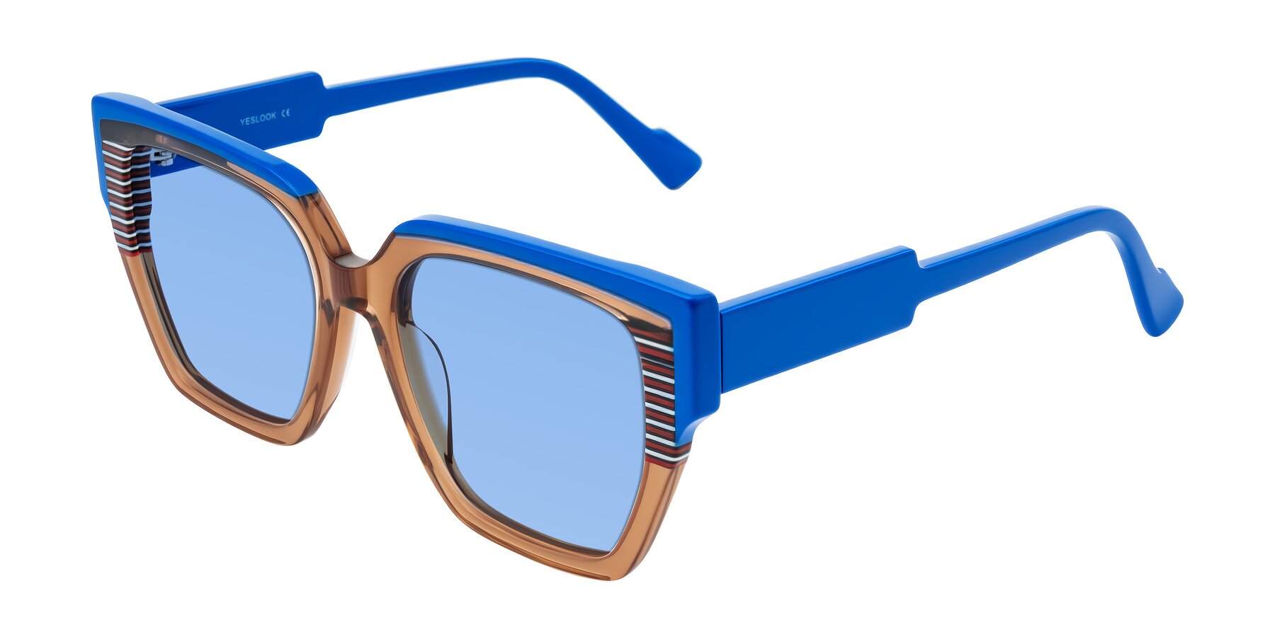 Angle of Delph in Mocha Circuit with Medium Blue Tinted Lenses