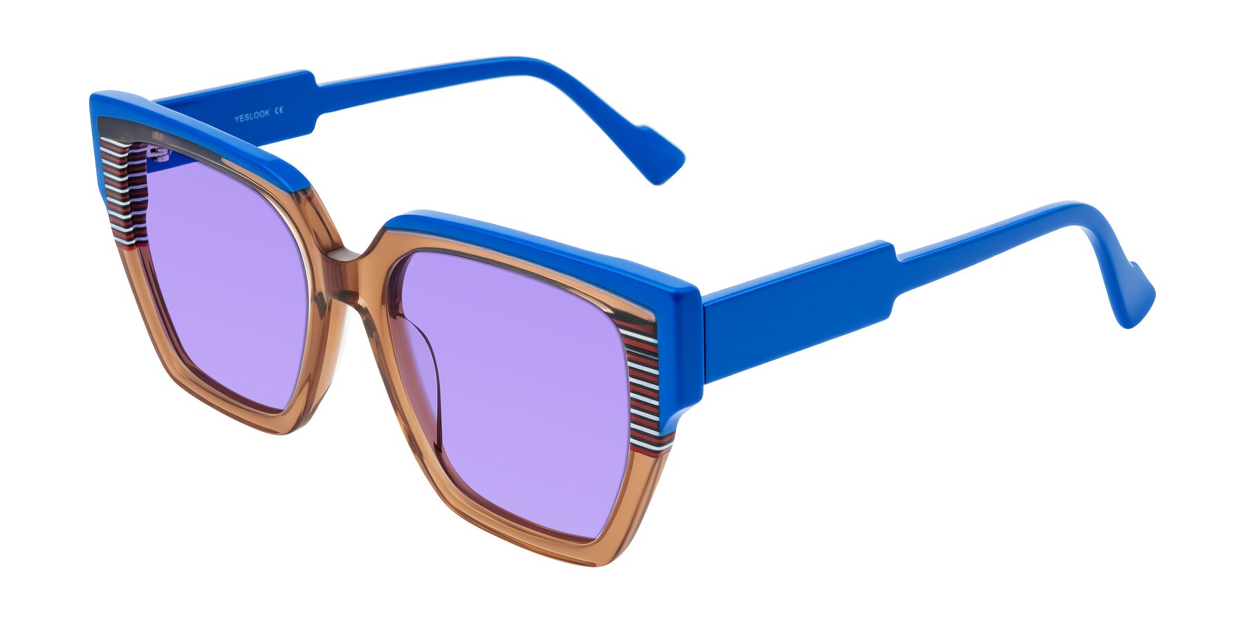 Angle of Delph in Mocha Circuit with Medium Purple Tinted Lenses