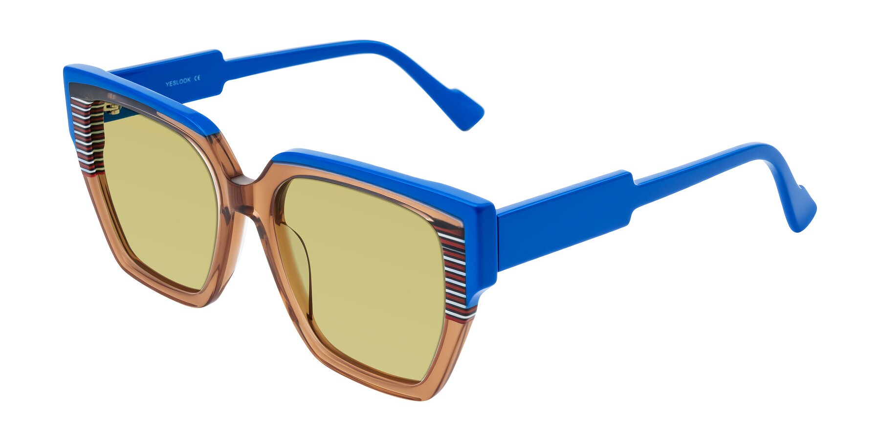 Angle of Delph in Mocha Circuit with Medium Champagne Tinted Lenses