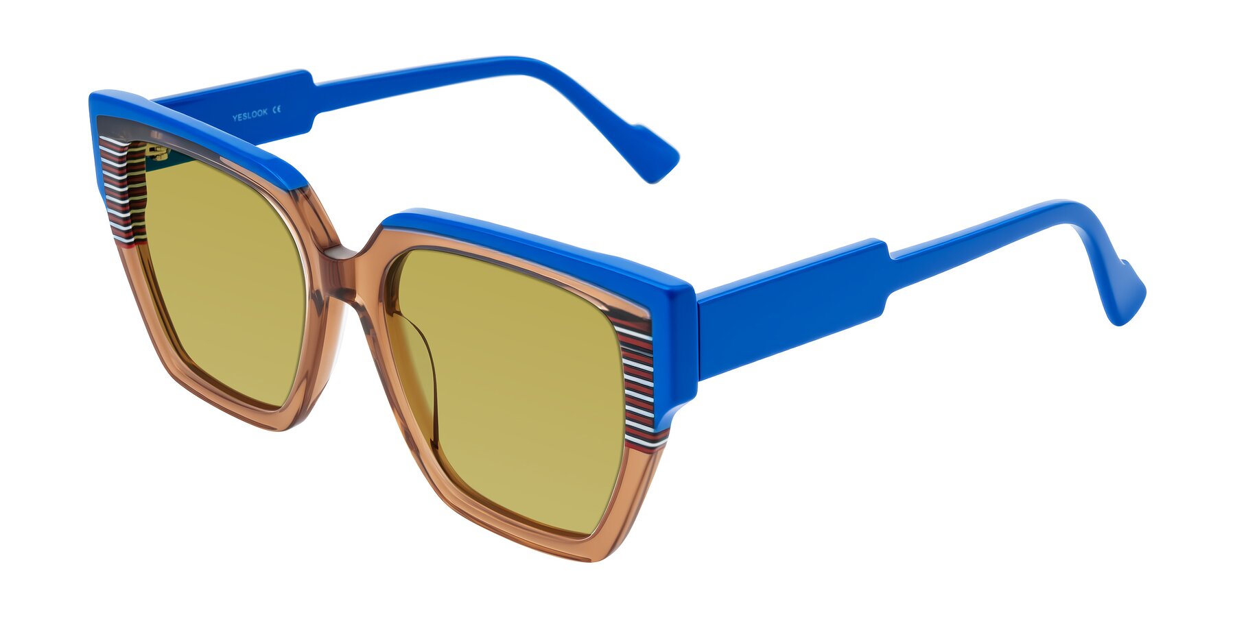 Angle of Delph in Mocha Circuit with Champagne Tinted Lenses