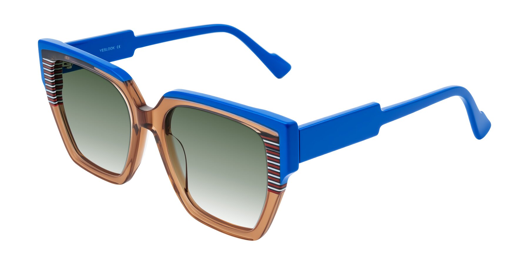 Angle of Delph in Mocha Circuit with Green Gradient Lenses