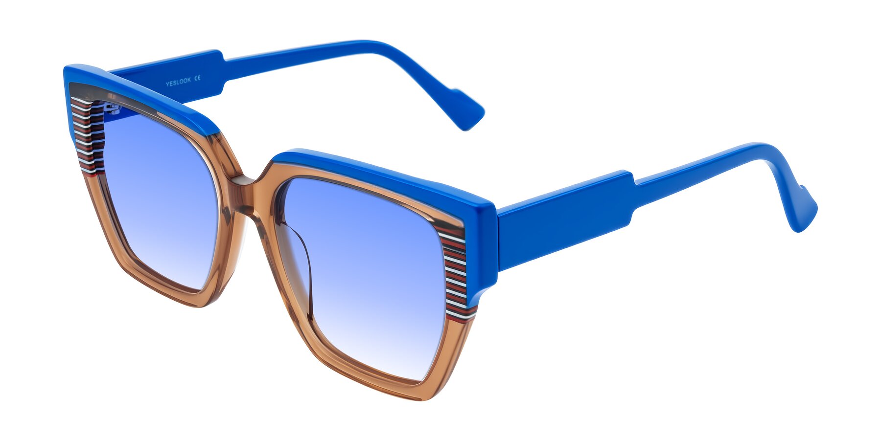 Angle of Delph in Mocha Circuit with Blue Gradient Lenses