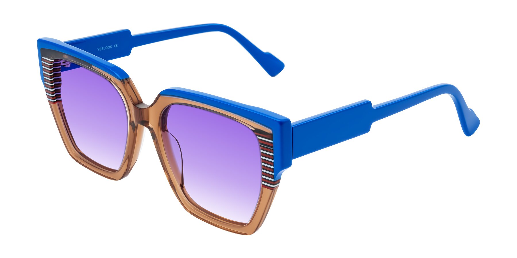 Angle of Delph in Mocha Circuit with Purple Gradient Lenses
