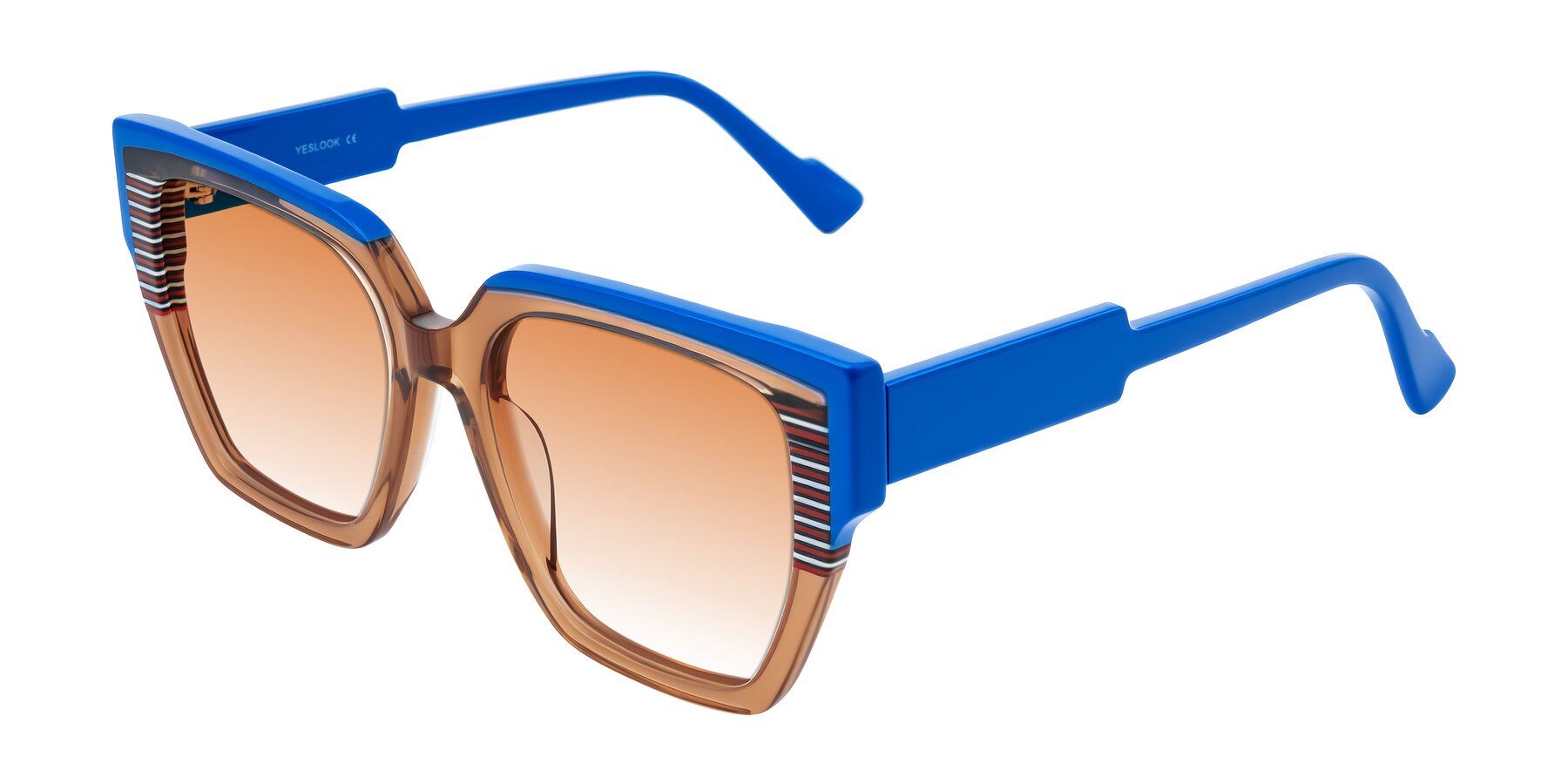 Angle of Delph in Mocha Circuit with Orange Gradient Lenses