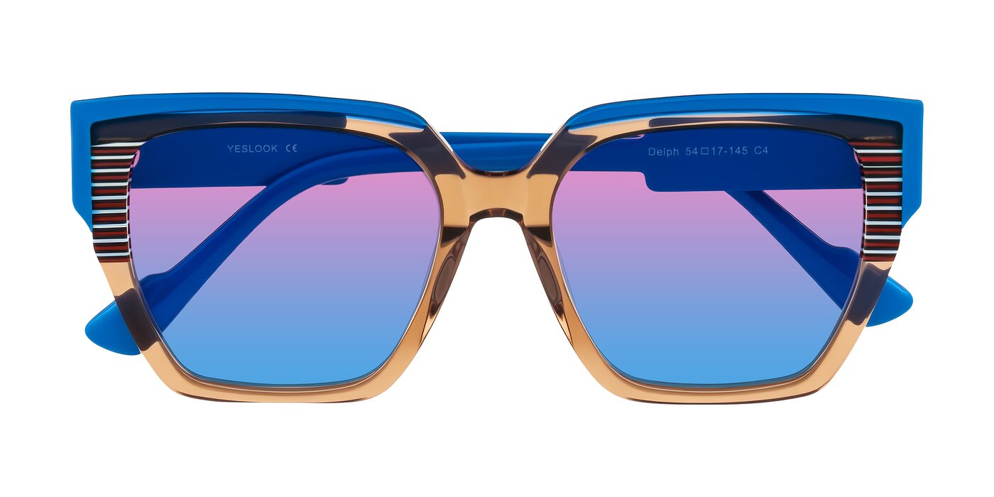 Delph - Mocha Circuit Gradient Sunglasses