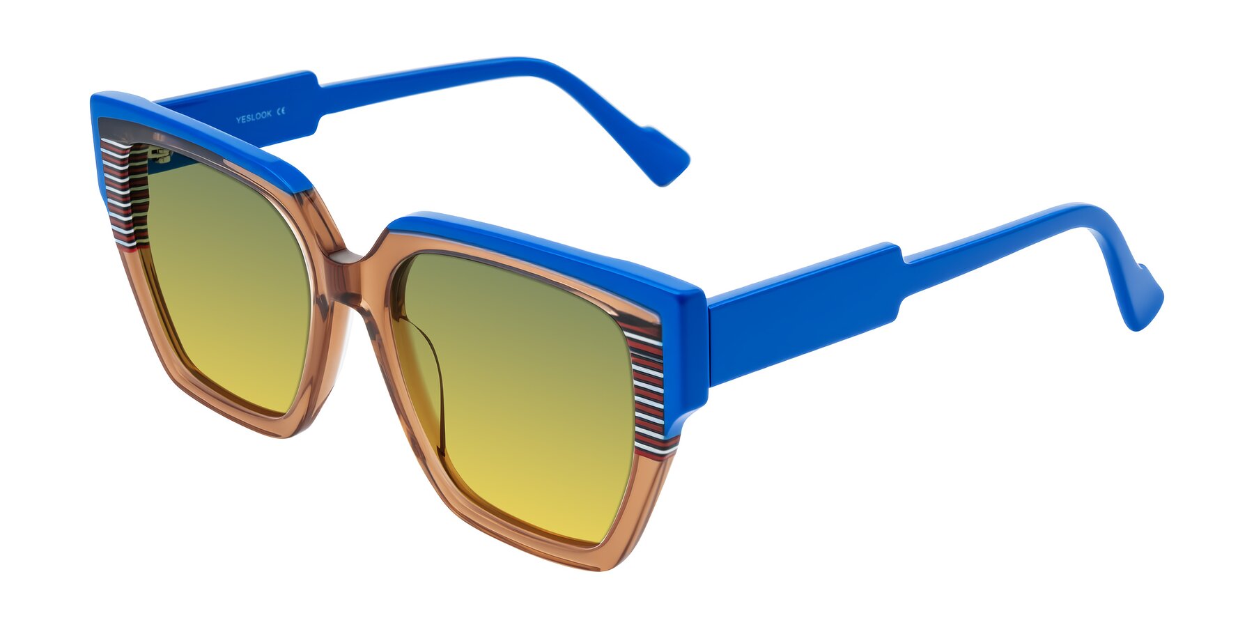 Angle of Delph in Mocha Circuit with Green / Yellow Gradient Lenses