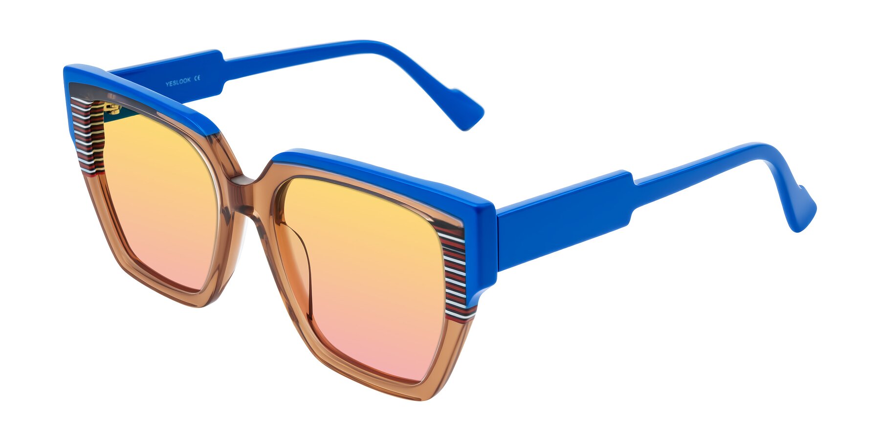 Angle of Delph in Mocha Circuit with Yellow / Pink Gradient Lenses