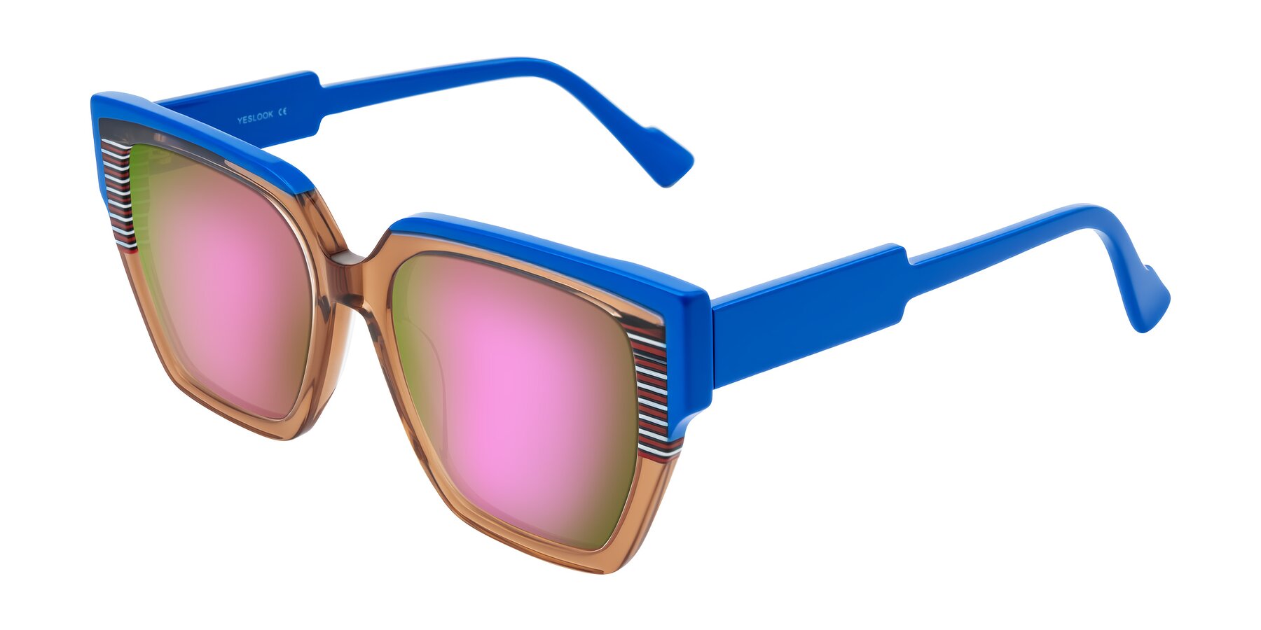 Angle of Delph in Mocha Circuit with Pink Mirrored Lenses