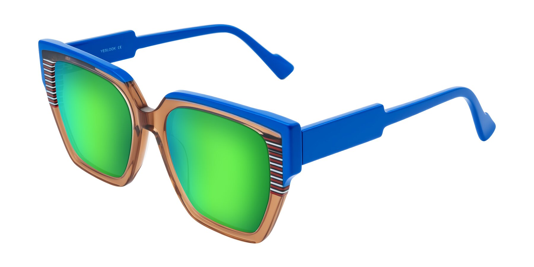 Angle of Delph in Mocha Circuit with Green Mirrored Lenses