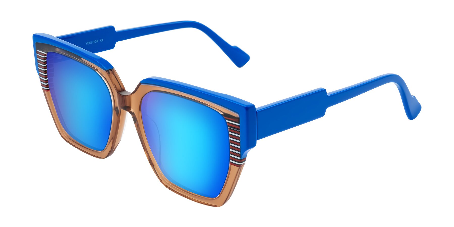 Angle of Delph in Mocha Circuit with Blue Mirrored Lenses