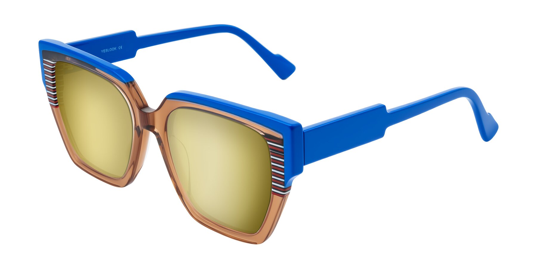 Angle of Delph in Mocha Circuit with Gold Mirrored Lenses
