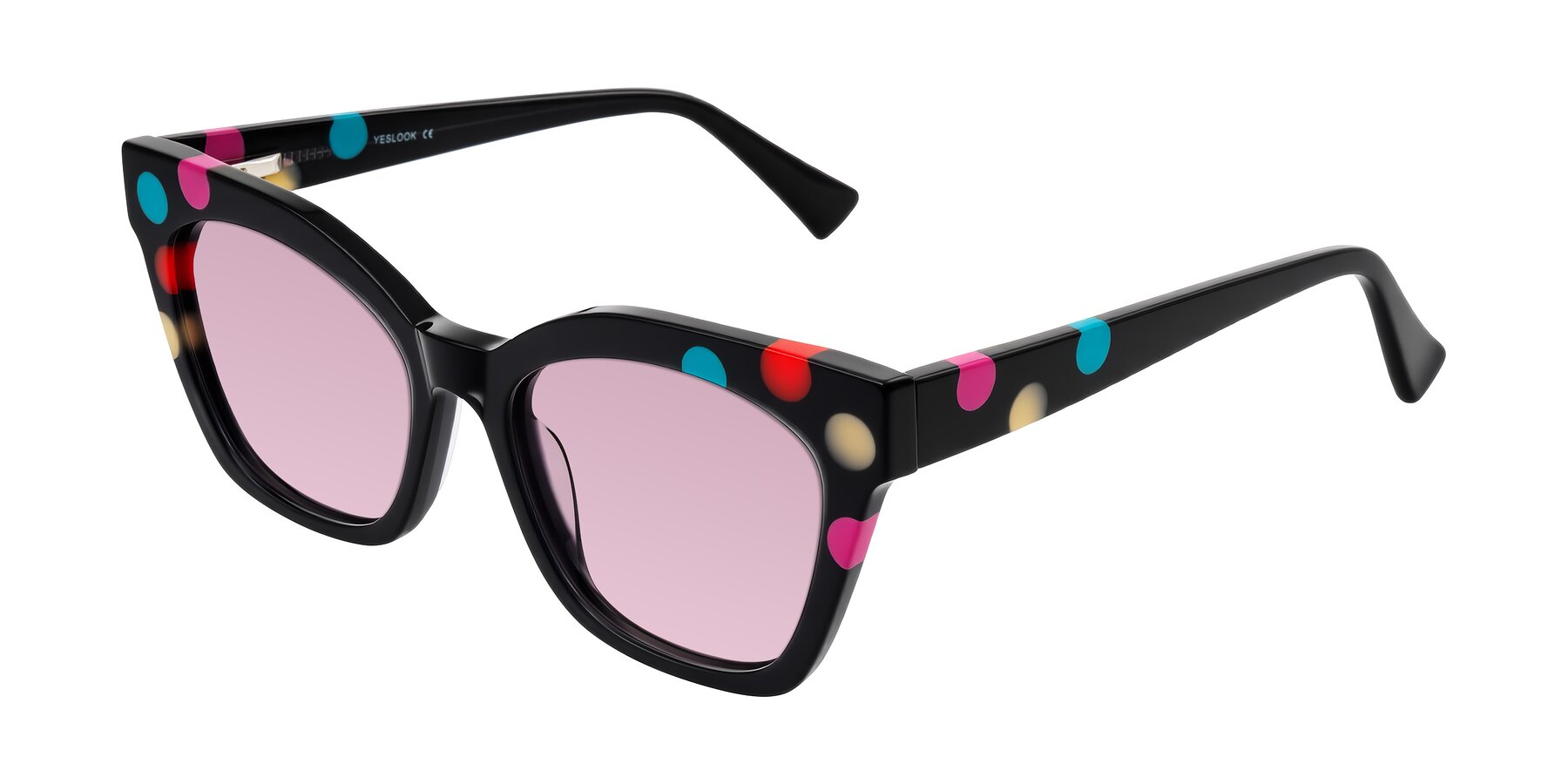 Angle of Falcon in Midnight Spots with Light Wine Tinted Lenses