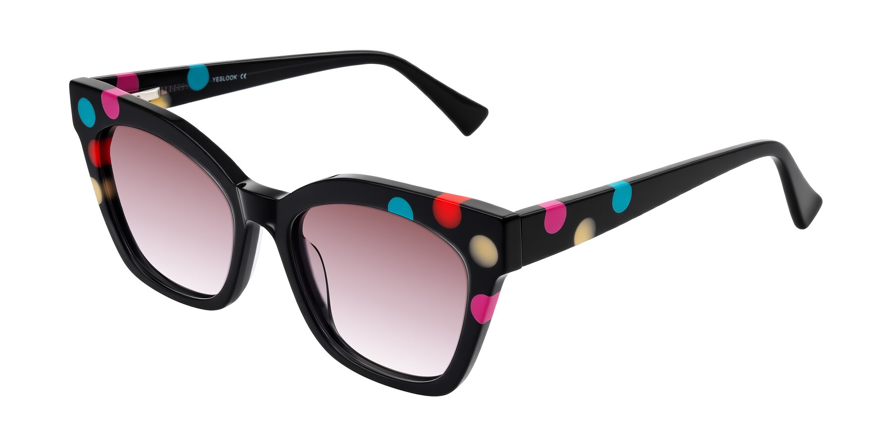 Angle of Falcon in Midnight Spots with Garnet Gradient Lenses