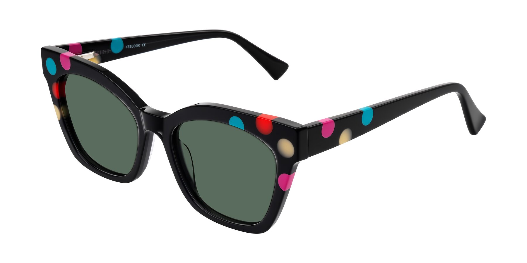 Angle of Falcon in Midnight Spots with Green Polarized Lenses