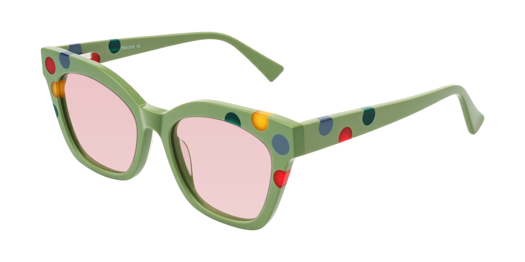Angle of Falcon in Ladybug Red with Light Garnet Tinted Lenses