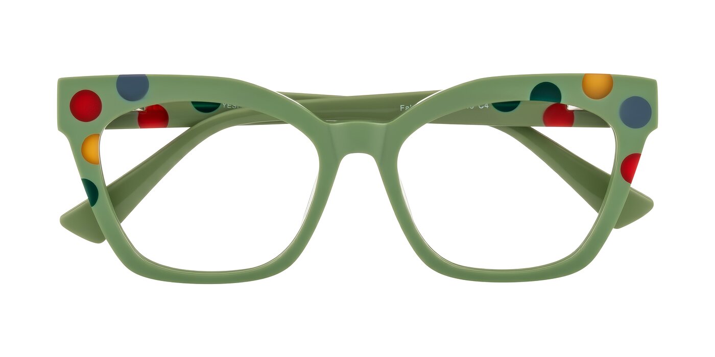 Falcon - Sage Dots Eyeglasses