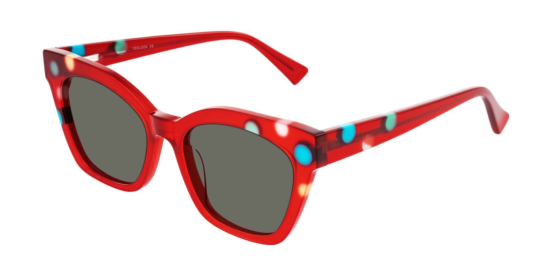 Angle of Falcon in Sage Dots with Gray Polarized Lenses