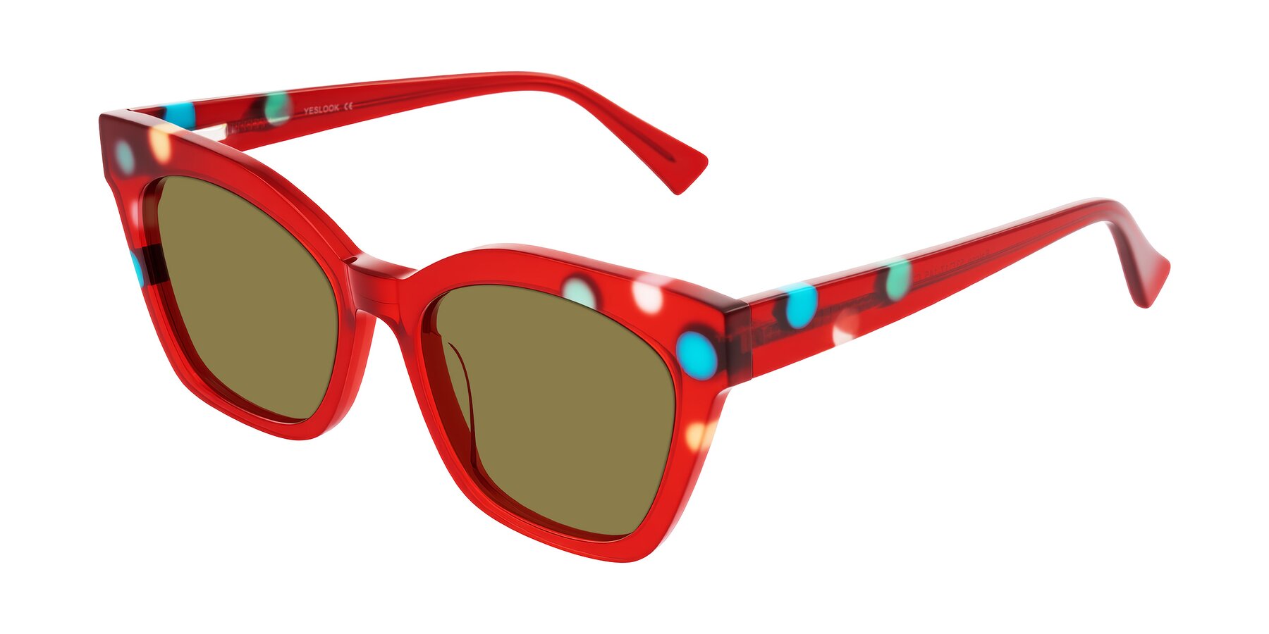 Angle of Falcon in Sage Dots with Brown Polarized Lenses