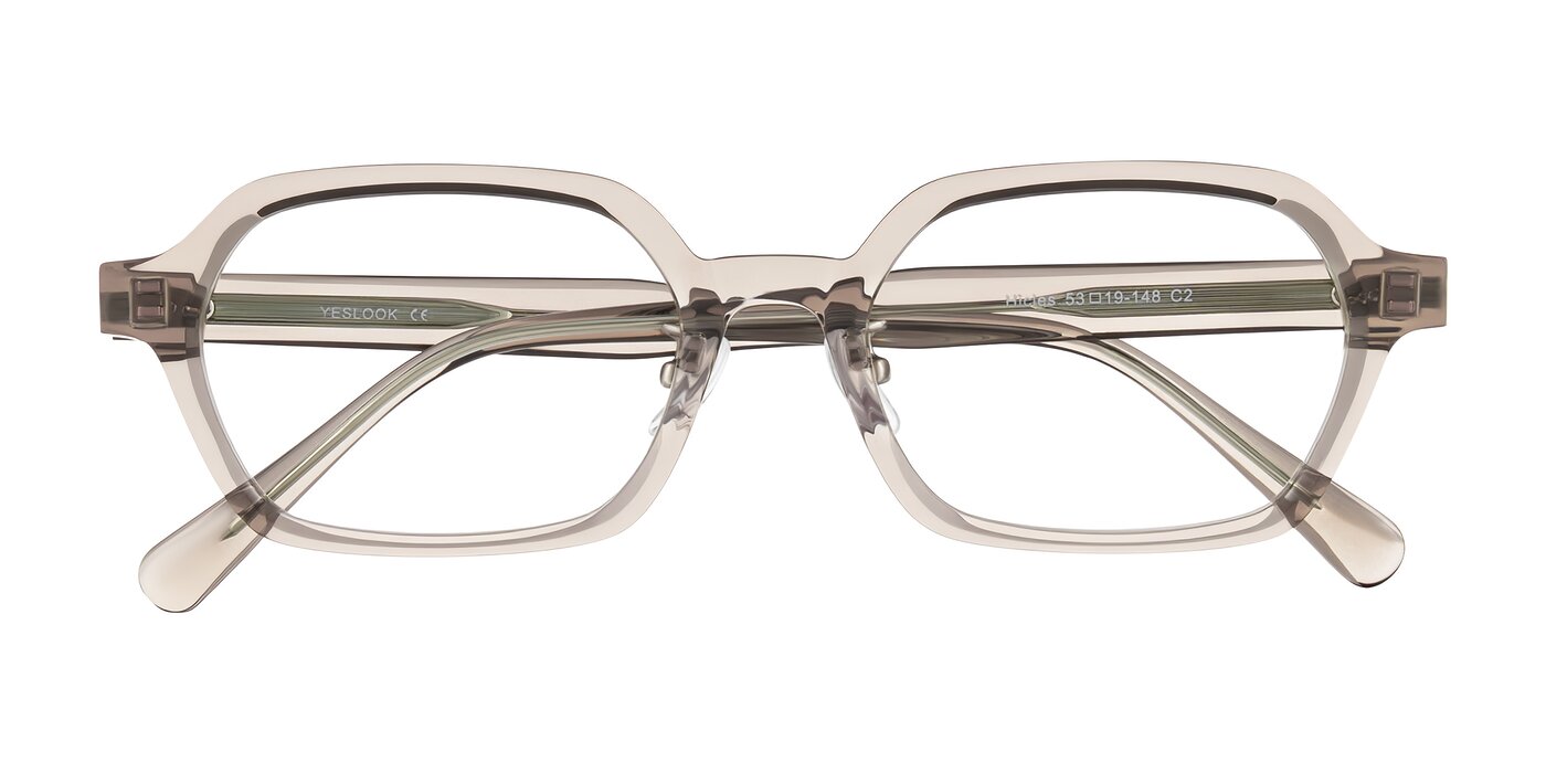 Hicles - Translucent Light Brown Eyeglasses