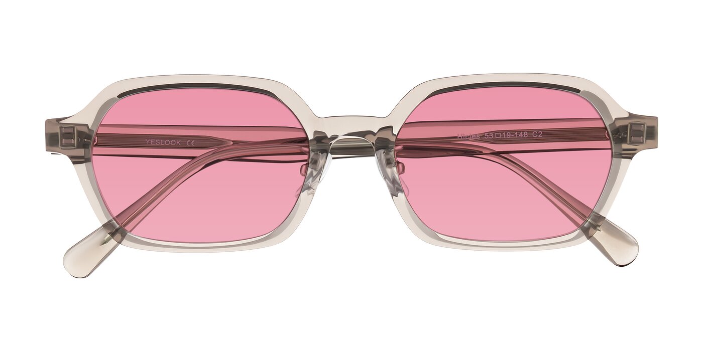 Hicles - Translucent Light Brown Tinted Sunglasses