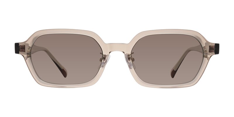 Hicles - Translucent Light Brown Tinted Sunglasses