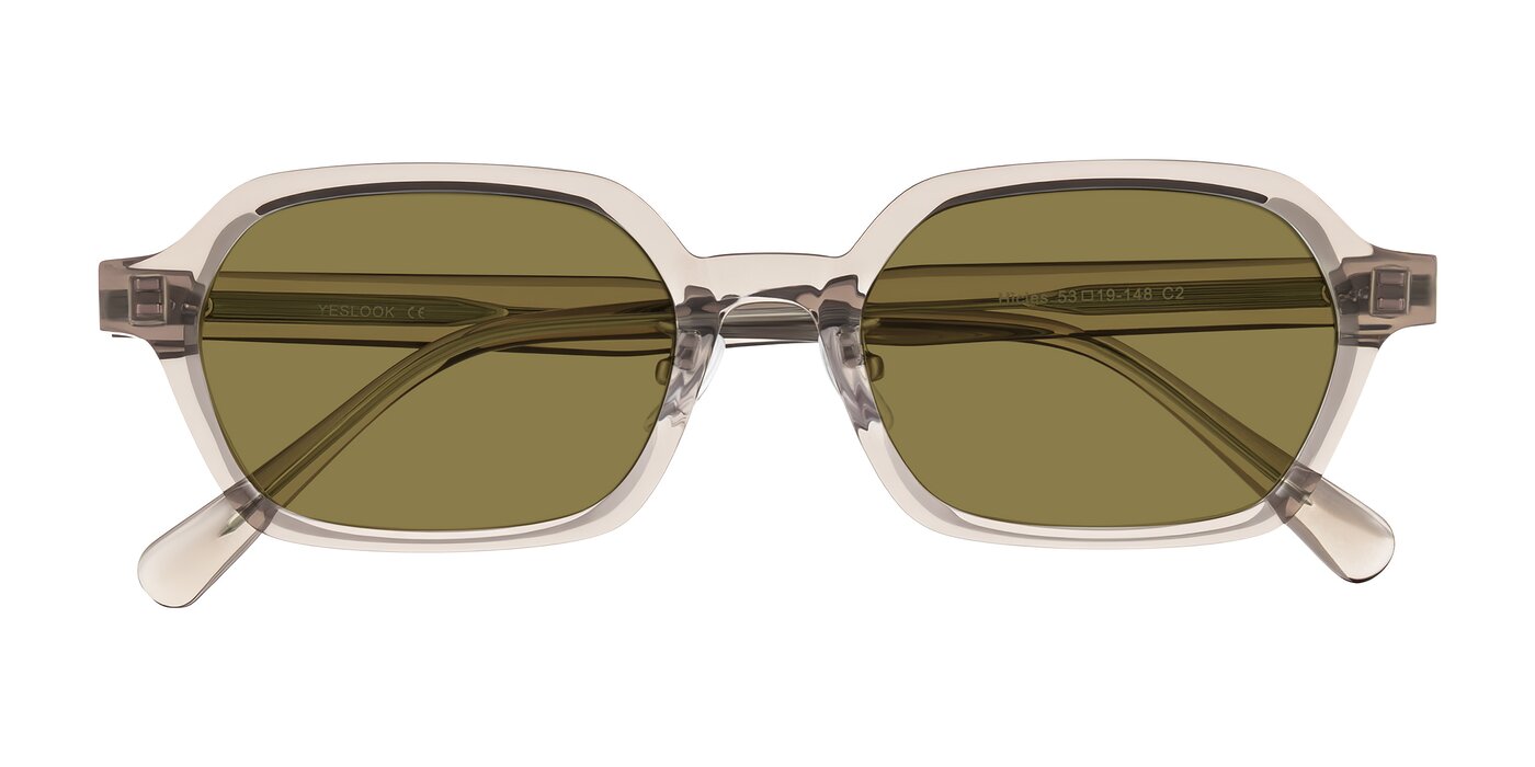 Hicles - Translucent Light Brown Polarized Sunglasses