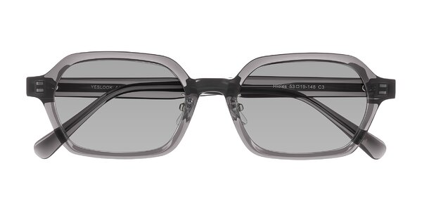 Front of Hicles in Translucent Gray