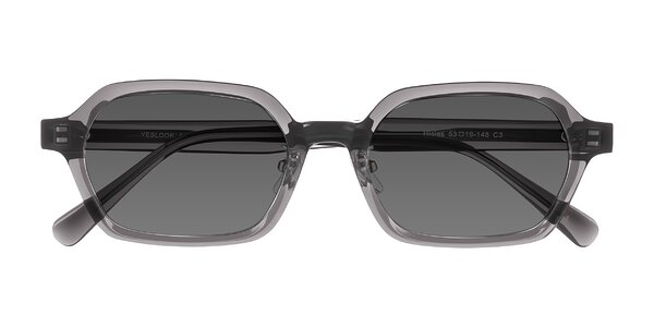Front of Hicles in Translucent Gray
